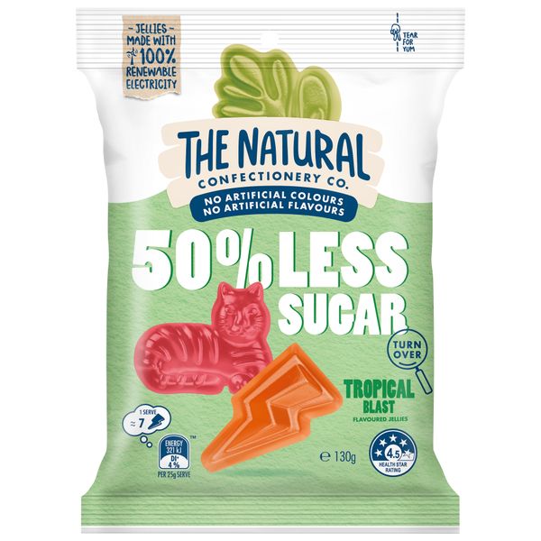 TNCC 50% Low Sugar Tropical Blast 130g