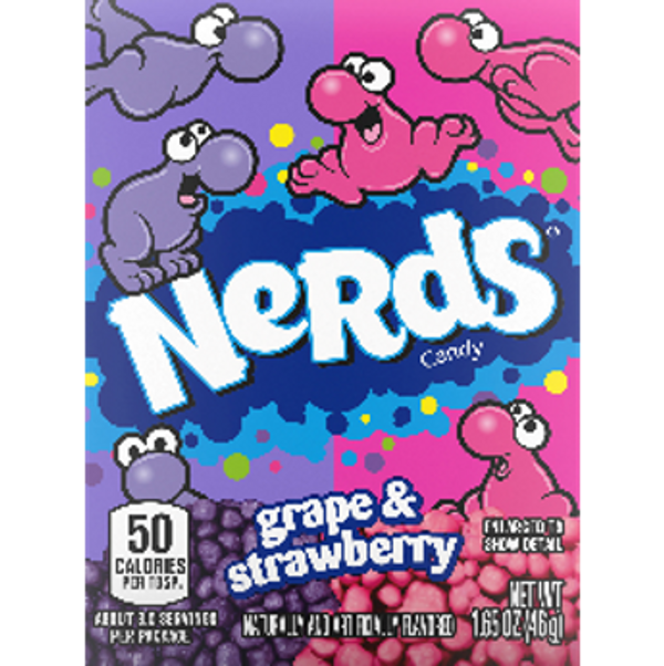 Nerds Dual Chamber Grape & Strawberry 46g
