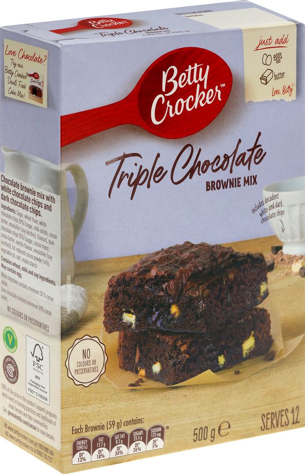 BC Triple Chocolate Brownie 500g