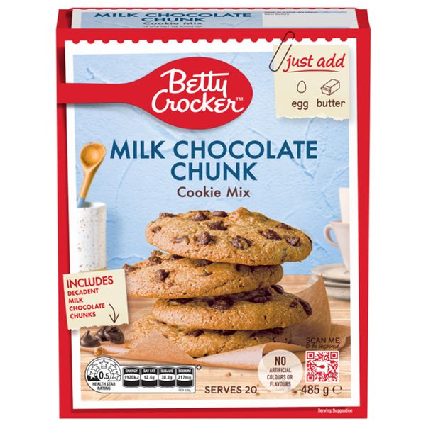 BC Cookie Mix Milk Choc Chunk 485g