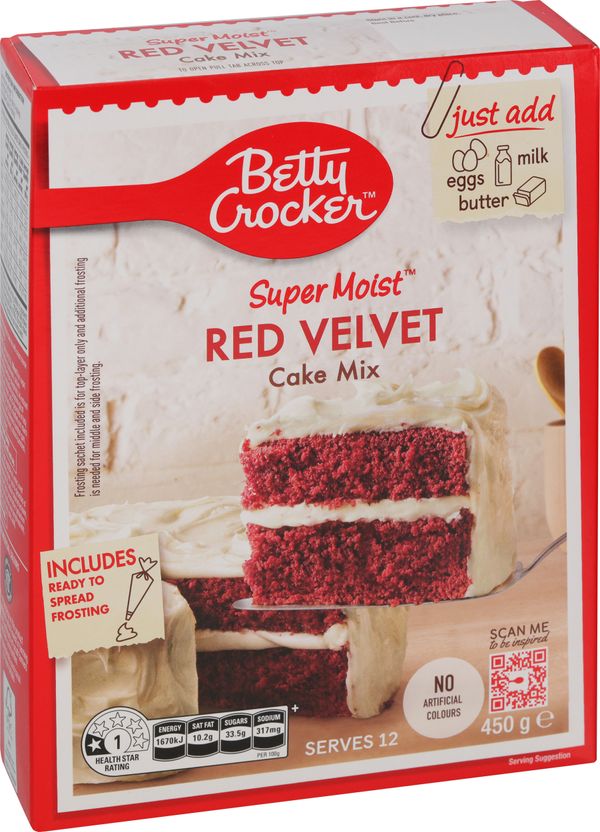 BC Cake Mix Red Velvet 450g