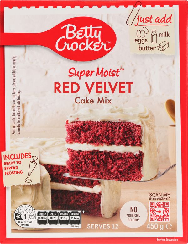 BC Cake Mix Red Velvet 450g