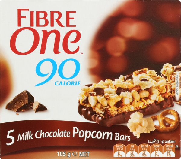 FO Popcorn Bar Choc Pretzel 5u 105g