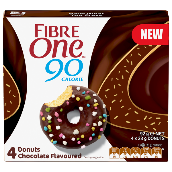 Fibre One Donut Chocolate 92g