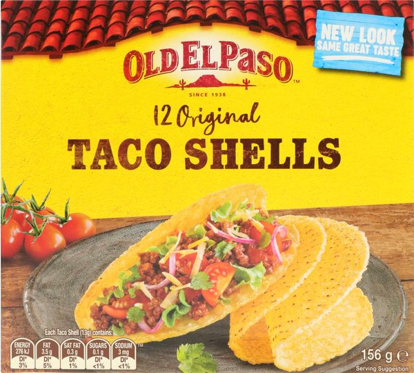 OEP Regular Taco Shells 156g