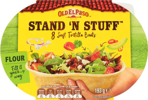 OEP Tortillas Stand N Stuff 8u 193g