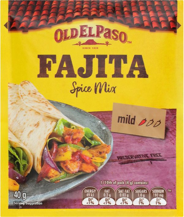 OEP Fajita Seasoning Mix 40g