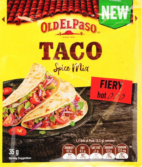 OEP Spice Mix Fiery Taco 35g