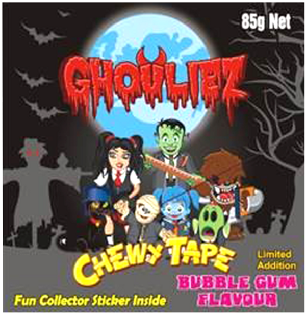 Ghouliez Chewy Tape B/Gum 85g