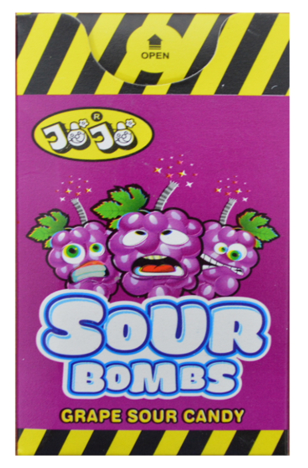 JoJo Sour Bombs Grape 30g