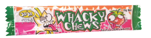 JoJo Whacky Chews Vanil S/berry 10g