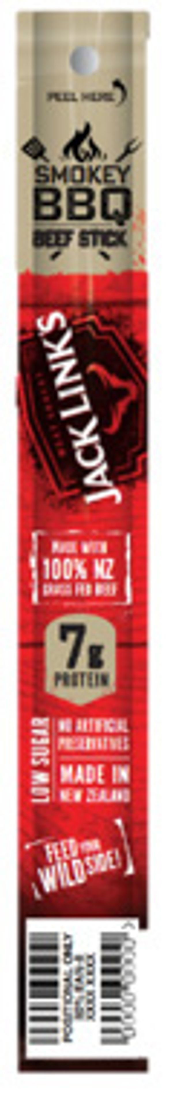 Jack Links Beef Sticks Smokey BBQ 25g