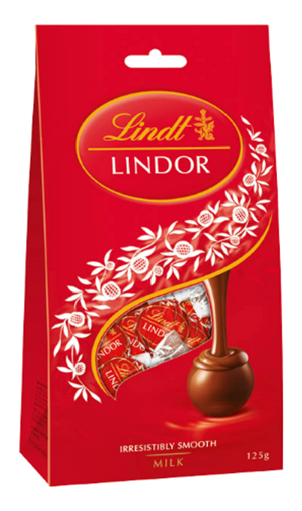 Lindt Lindor Milk Pouch 125g