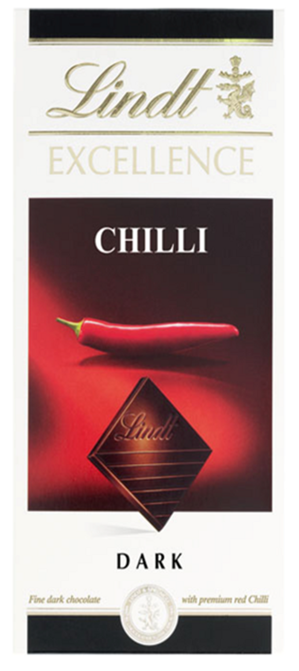 Lindt Excellence Chilli 100g