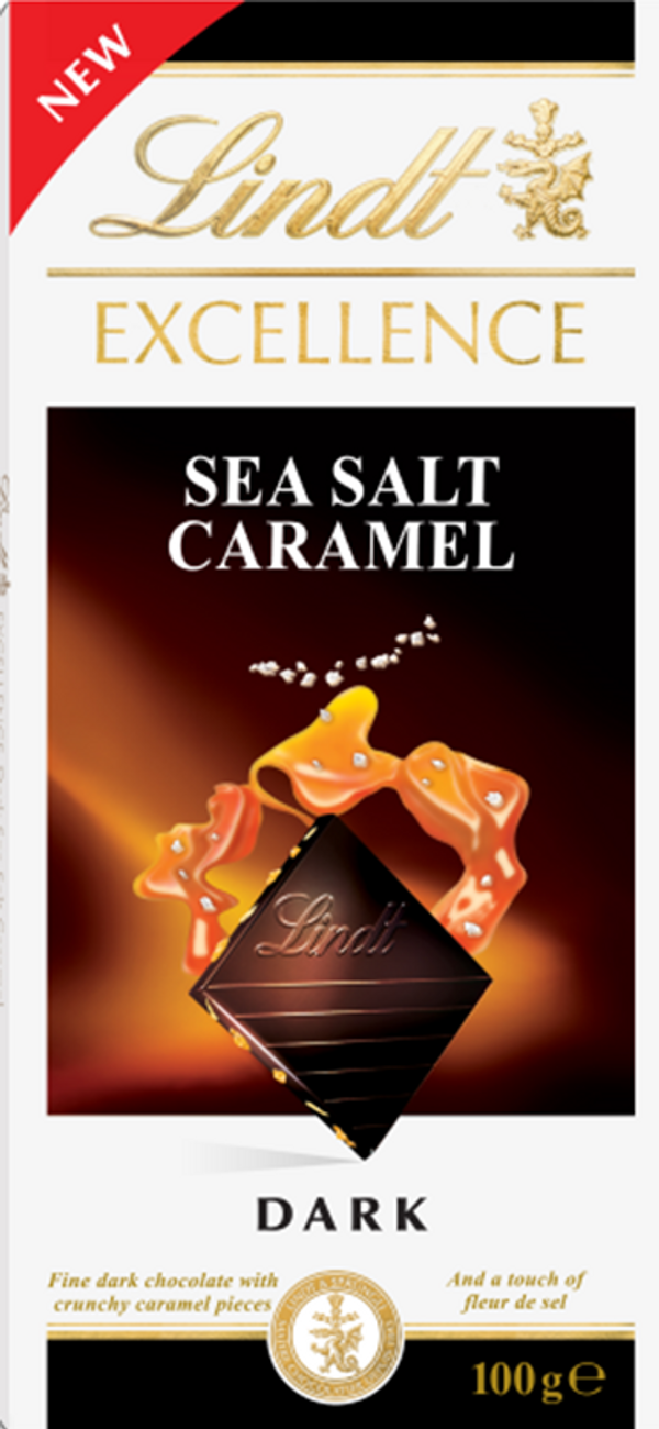 Lindt Excellence Sea Salt Caramel 100g