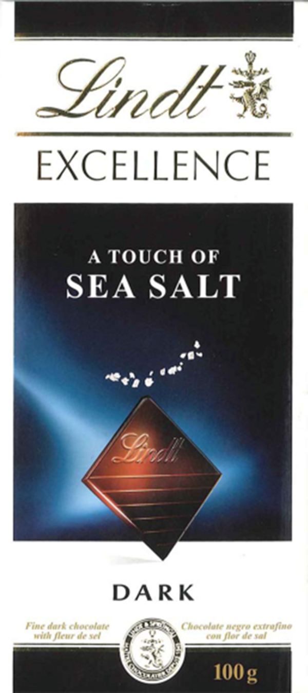 Lindt Excellence Touch of Sea Salt 100g