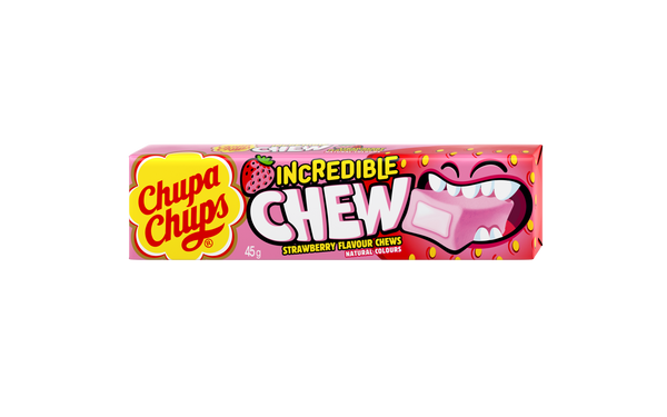Chupa Chups Incredible Chew S/berry 45g