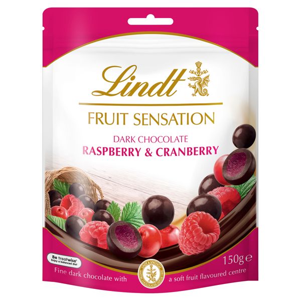 Lindt Fruit Sens R/ & C/berry Bag 150g