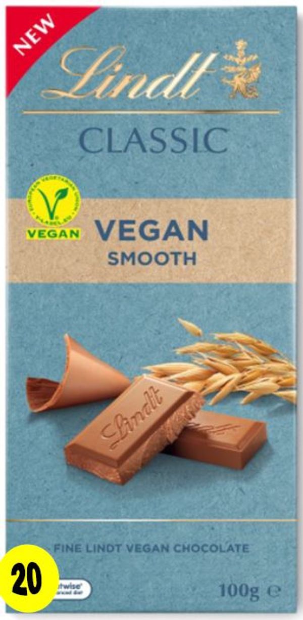 Lindt Classic Vegan Smooth 100g