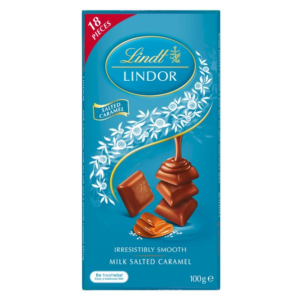 Lindt Lindor Blocks Salted Caramel 100g