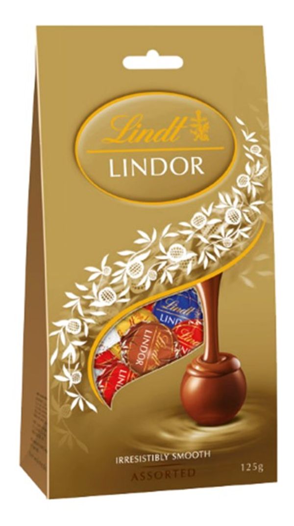 Lindt Lindor Asstd Pouch 125g