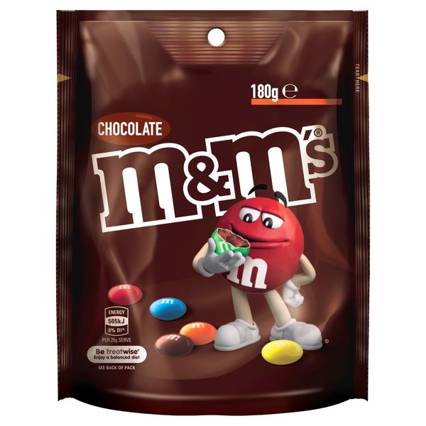 Mars M&Ms Milk Chocolate Bag 180g