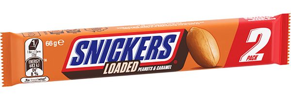 MarsNZ Snickers Loaded 2 Bars 64g