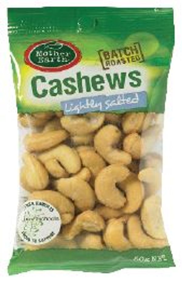 Mother Earth Lightly Salted Cashews 50g