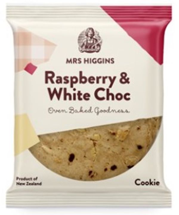 Mrs Higgins Rasp & White Choc Cookie 85g
