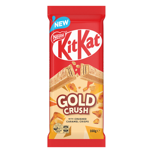 Nestle Kit Kat Gold Crush Block 160g