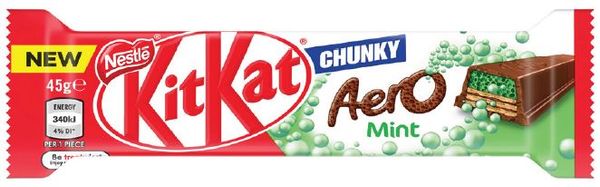 Nestle Kit Kat Chunky Aero Mint Bar 45g