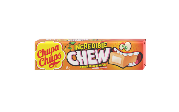 Chupa/Ch Incredible Chew Orange 45g