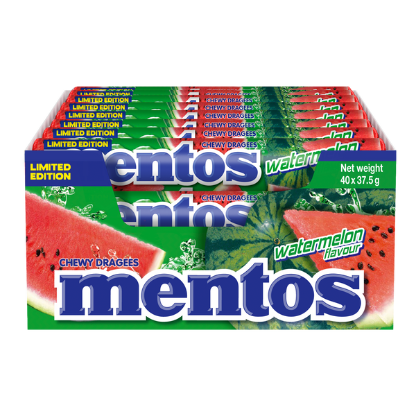 Mentos Rolls Watermelon 37.5g