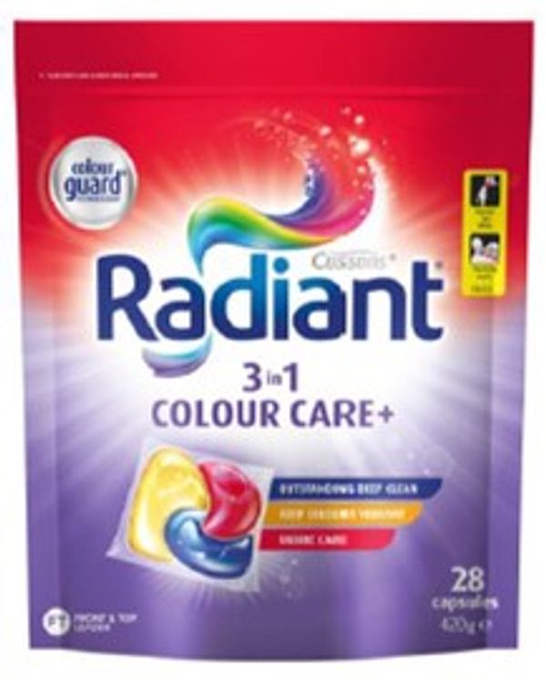 Radiant 3 in 1 Colour Care Capsules 420g