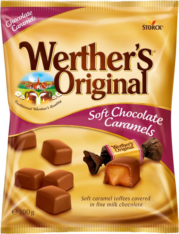 Werther's Original Soft Choc Caramel Bag 100g