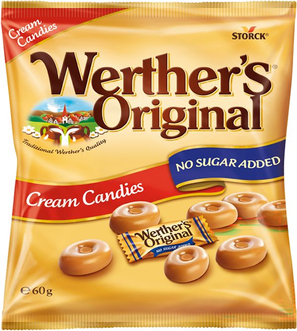 Werthers No Sugar Added Bag 60g