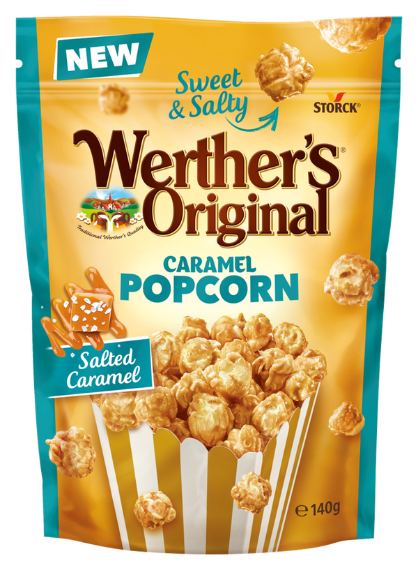 Werthers Salted Caramel Popcorn 140g