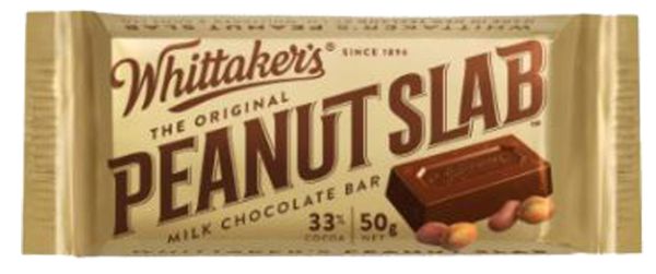 Whittakers Peanut Slab Slab 50g