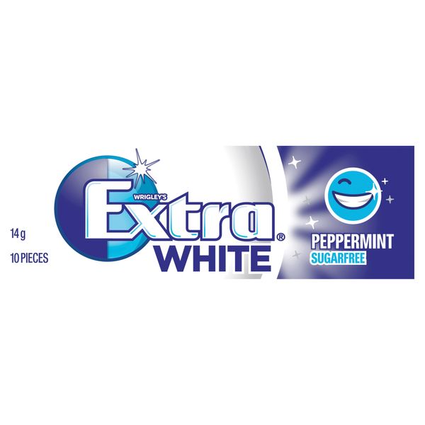 Wrigleys Extra White P/mint Pellet 14g