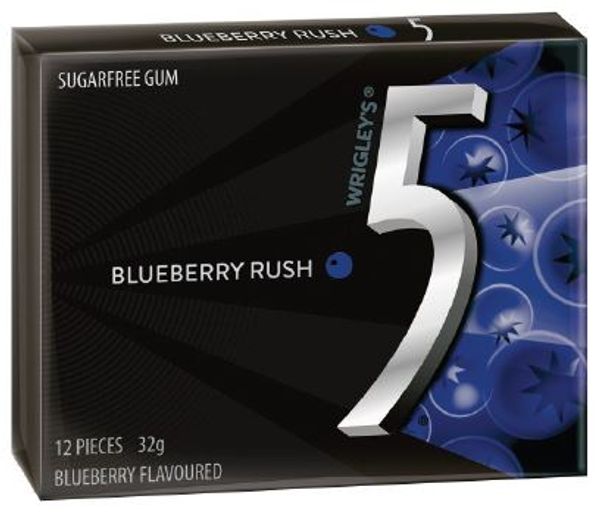 Wrigleys 5Gum Blueberry Rush 32g