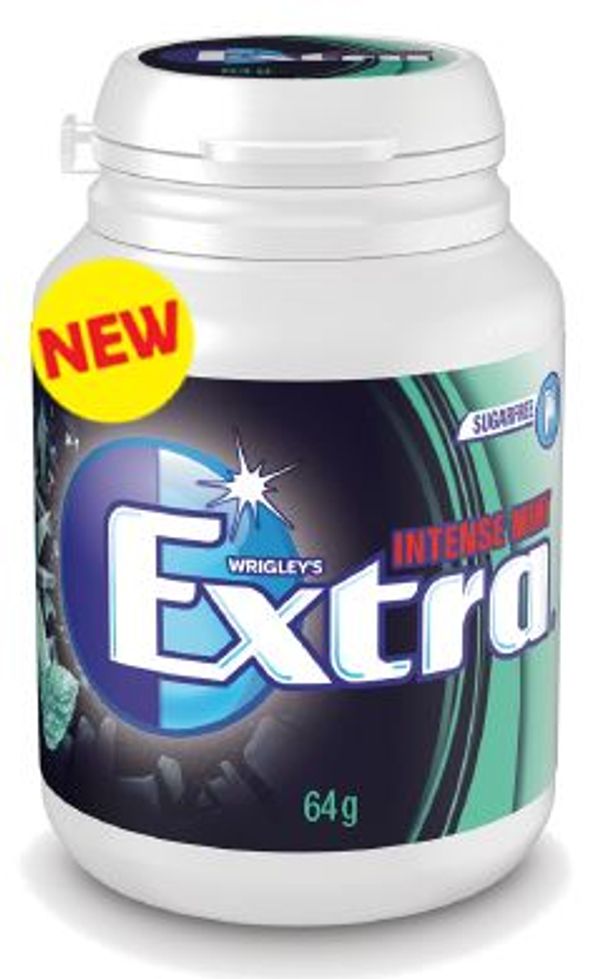 Wrigleys Extra Intense Mint Bottle 64g