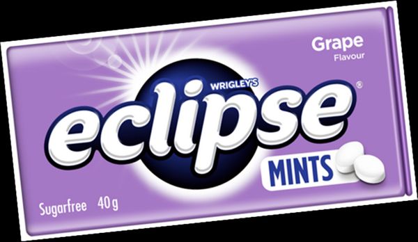 Wrigleys Eclipse Grape Mints Tin 40g