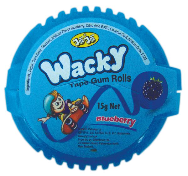 JoJo Wacky Tape Gum B/berry 15g