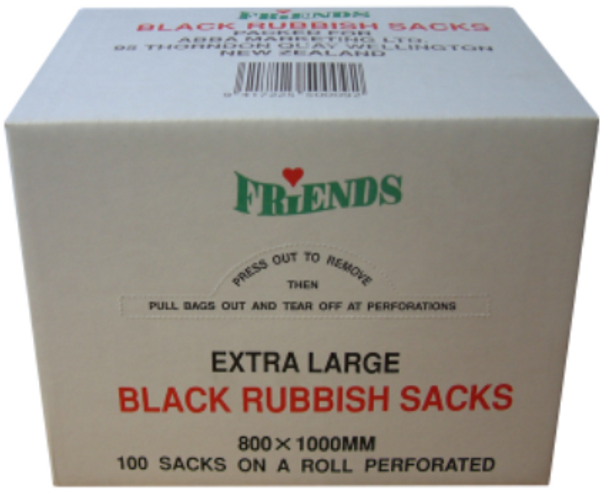 Friends Bulk Rubbish Sacks 100u