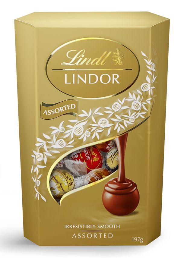 Lindt Lindor Asstd Cornet 197g