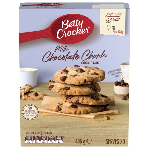 BC Cookie Mix Milk Choc Chunk 485g