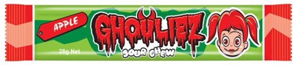 Ghouliez Sour Chews Apple 28g