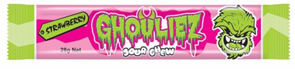 Ghouliez Sour Chews S/berry 28g